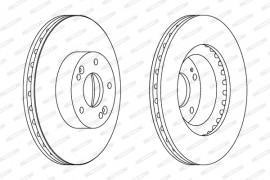 Ferodo Тормозной диск FERODO DDF1630 - Заображення 2