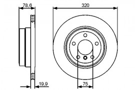 Bosch Тормозной диск BOSCH 0 986 479 442 - Заображення 5