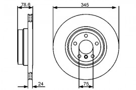 Bosch Тормозной диск BOSCH 0 986 479 443 - Заображення 5