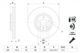 Bosch Тормозной диск BOSCH 0 986 479 468 - Заображення 5