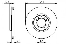 Bosch Тормозной диск BOSCH 0 986 479 469 - Заображення 5