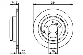 Bosch Тормозной диск BOSCH 0 986 479 479 - Заображення 1