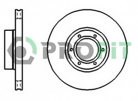 Profit Тормозной диск PROFIT 5010-1067 - Заображення 1