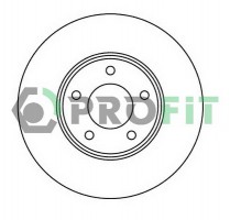Profit Тормозной диск PROFIT 5010-2007 - Заображення 1