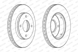 Ferodo Тормозной диск FERODO DDF1621 - Заображення 2