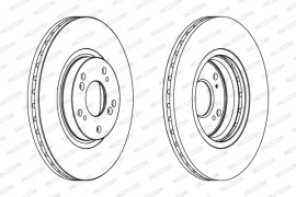 Ferodo Тормозной диск FERODO DDF1424 - Заображення 2