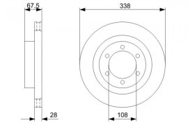 Bosch Тормозной диск BOSCH 0 986 479 304 - Заображення 5
