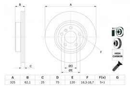 Bosch Тормозной диск BOSCH 0986479348 - Заображення 5