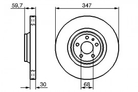 Bosch Тормозной диск BOSCH 0986479260 - Заображення 5