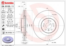 Тормозной диск BREMBO 09.R103.11