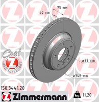 Zimmermann Тормозной диск ZIMMERMANN 150 3441 20 - Заображення 1