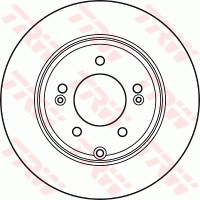 Trw Тормозной диск TRW DF4980 - Заображення 2