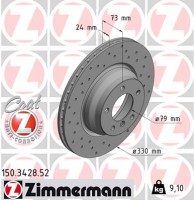 Zimmermann Тормозной диск ZIMMERMANN 150 3428 52 - Заображення 1