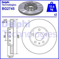 Delphi Тормозной диск DELPHI BG2745 - Заображення 1