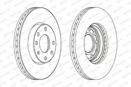 Ferodo Тормозной диск FERODO DDF1041 - Заображення 2