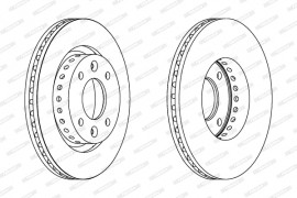 Тормозной диск FERODO DDF1397