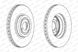 Ferodo Тормозной диск FERODO DDF1461 - Заображення 2