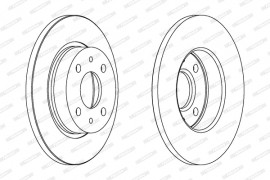 Ferodo Тормозной диск FERODO DDF215 - Заображення 2