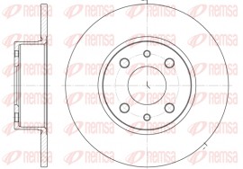 Remsa Тормозной диск REMSA 6150.00 - Заображення 1