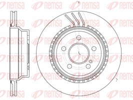 Remsa Тормозной диск REMSA 6760.10 - Заображення 1