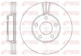 Remsa Тормозной диск REMSA 6549.10 - Заображення 1
