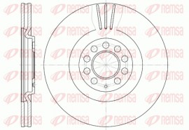 Remsa Тормозной диск REMSA 6597.10 - Заображення 1