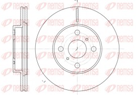 Remsa Тормозной диск REMSA 6635.10 - Заображення 1
