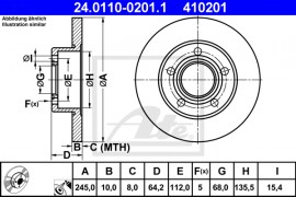 Тормозной диск ATE 24-0110-0201-1