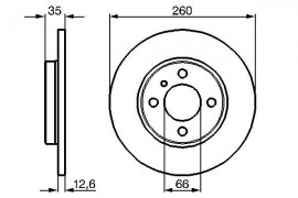Bosch Тормозной диск BOSCH 0986478029 - Заображення 1