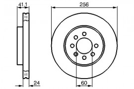 Bosch Тормозной диск BOSCH 0986478286 - Заображення 1