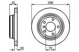 Bosch Тормозной диск BOSCH 0986478426 - Заображення 5