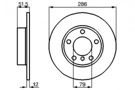Bosch Тормозной диск BOSCH 0986478511 - Заображення 5