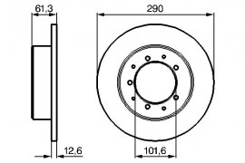 Bosch Тормозной диск BOSCH 0 986 478 656 - Заображення 5
