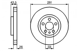 Bosch Тормозной диск BOSCH 0986478812 - Заображення 5