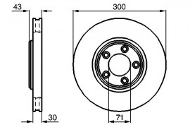 Bosch Тормозной диск BOSCH 0986478778 - Заображення 5