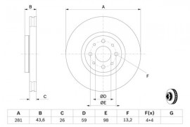 Bosch Тормозной диск BOSCH 0 986 478 855 - Заображення 5