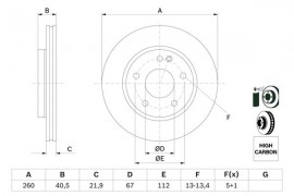 Bosch Тормозной диск BOSCH 0986478875 - Заображення 5