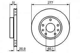 Bosch Тормозной диск BOSCH 0 986 478 992 - Заображення 5