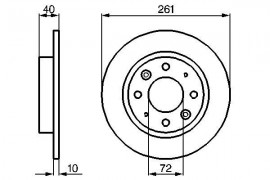 Bosch Тормозной диск BOSCH 0 986 479 018 - Заображення 1