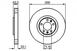 Bosch Тормозной диск BOSCH 0 986 479 027 - Заображення 1