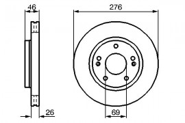 Bosch Тормозной диск BOSCH 0 986 479 124 - Заображення 5