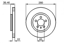 Bosch Тормозной диск BOSCH 0 986 479 156 - Заображення 1