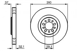 Bosch Тормозной диск BOSCH 0 986 479 168 - Заображення 5