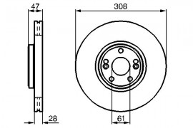 Bosch Тормозной диск BOSCH 0 986 479 199 - Заображення 5