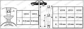 Monroe (1шт) Амортизатор MONROE Van-Magnum MN V4513 - Заображення 2