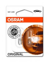 Osram (к/т 2 шт) Автолампа Osram (1,2W 12V W2X4,6D) OSR2721-02B - Заображення 1