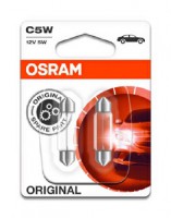 Osram (к/т 2 шт) Автолампа Osram (5W 12V SV8,5-8) OSR6418-02B - Заображення 1