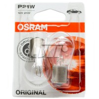(к/т 2 шт) Автолампа Osram (P21W 12V BA15s) OSR7506-02B