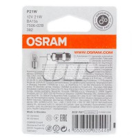 Osram (к/т 2 шт) Автолампа Osram (P21W 12V BA15s) OSR7506-02B - Заображення 2