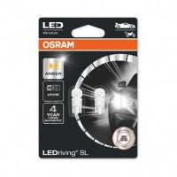 Osram (к/т 2 шт) Автолампа светодиодная Osram LED (1W 12V W2.1X9.5D W5W) OSR2827DYP-02B - Заображення 1